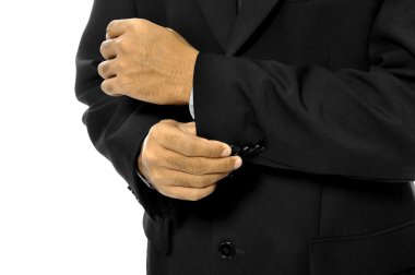 adam kadar onun kol düğmelerini