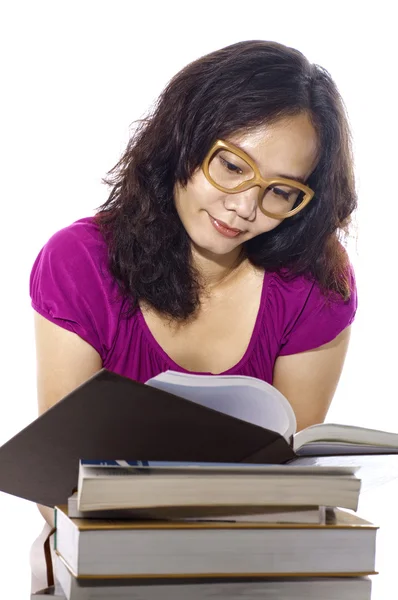 College Woman Study — Stock Photo, Image