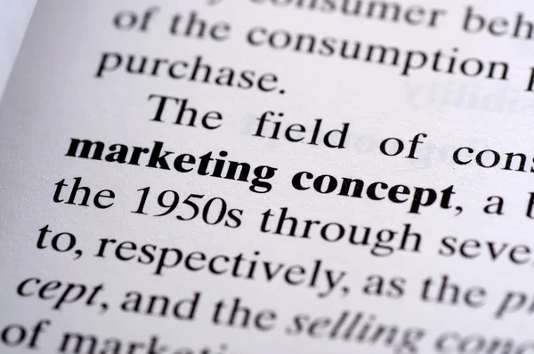 Palabra de concepto de marketing —  Fotos de Stock