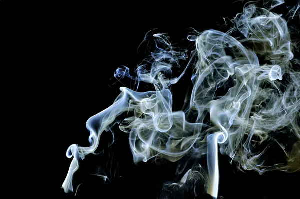 Abstract Smoke On Black Background. — Stock Photo, Image