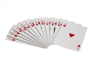 kalp takım elbise kartları