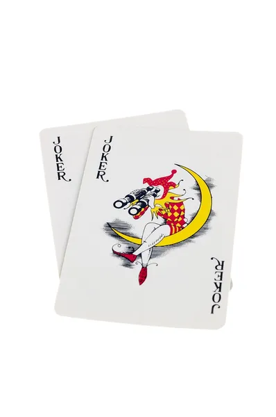 Joker oyun kartları — Stok fotoğraf