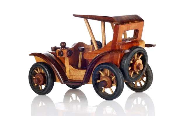 Drewniany Samochodzik — Zdjęcie stockowe