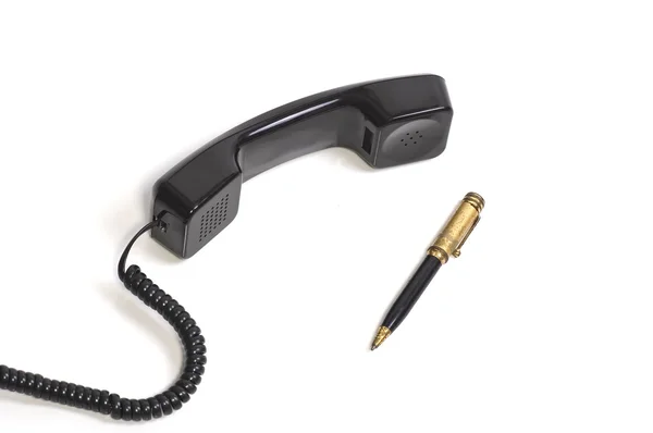 Telephone and Pen — Stock Photo, Image