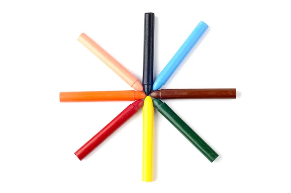 Wax Crayons — Stock Photo, Image