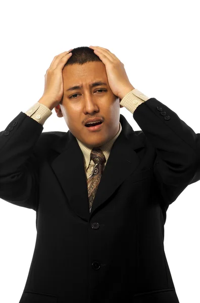 Bedrijf man stress — Stockfoto