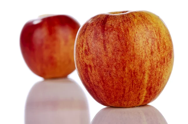 Δύο κόκκινα μήλα — Φωτογραφία Αρχείου