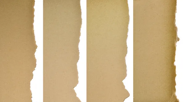 yırtık kenarlar ile dokulu karton kümesi