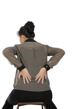 iş kadını olsun geri ağrı