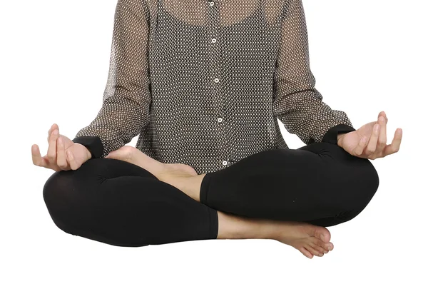 Yoga handgebaar — Stockfoto