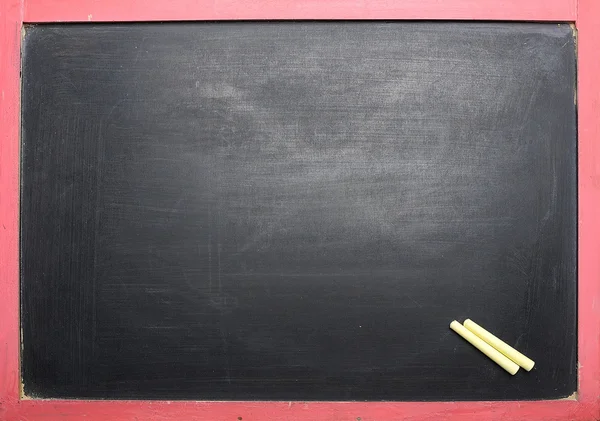 Empty Black Chalkboard — Stock Photo, Image