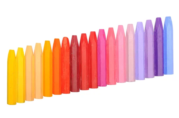 Row Of Crayons — Stock Photo, Image