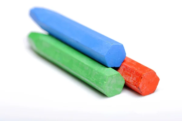 Rgb crayon yığınları — Stok fotoğraf