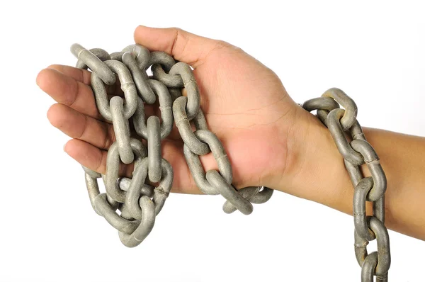 The Hand With Chain — Stock Photo, Image