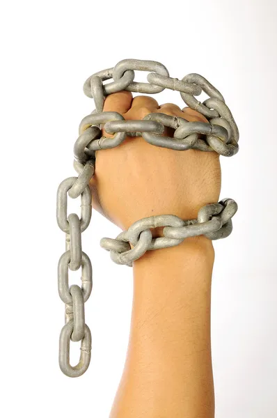 The Hand With Chain — Stock Photo, Image