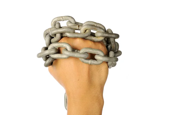 The Hand With Chain — Stock Photo, Image