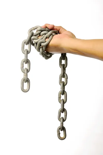 The Hand With Chain — Stock Photo, Image