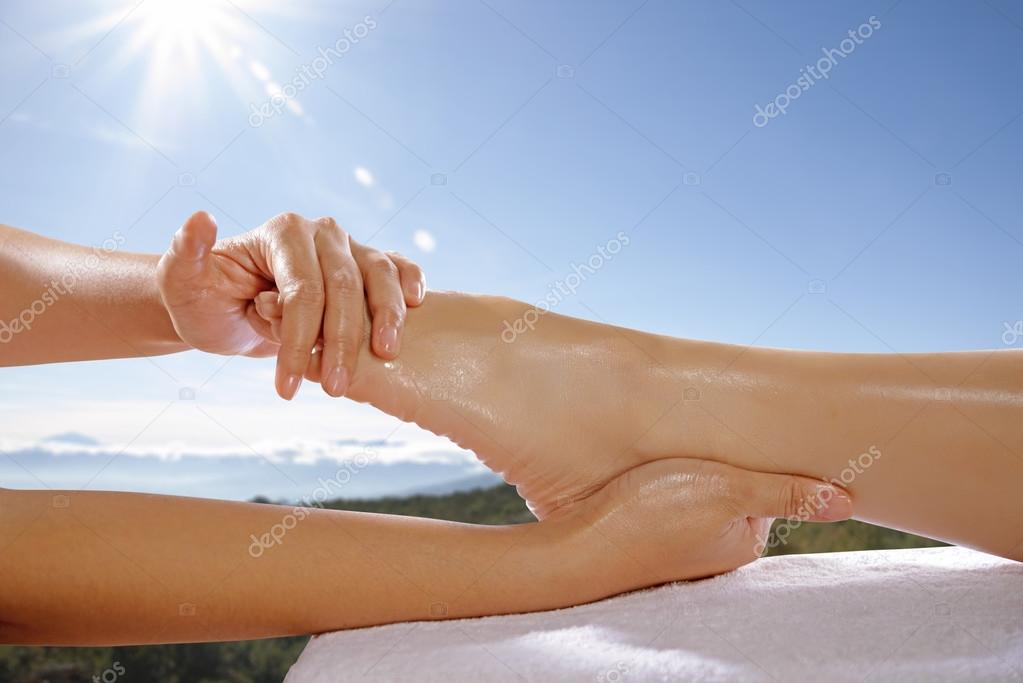 Foot Massage Concept — Stock Photo © leolintang 28526339