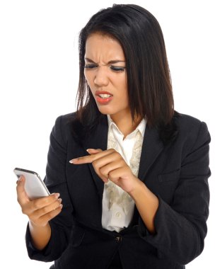 having üzmek ile cep telefonunu kadın