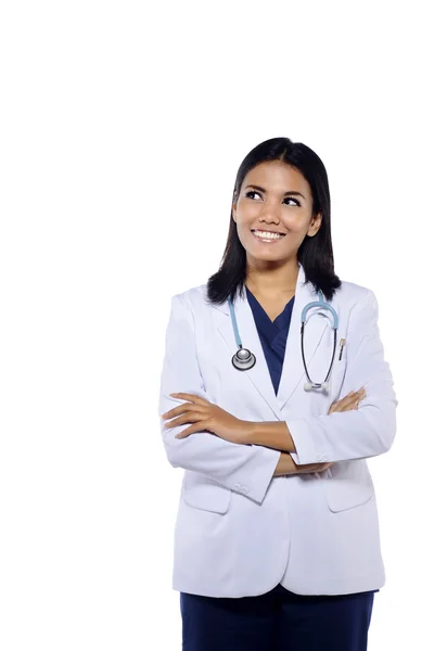 Retrato de ásia jovem médico — Fotografia de Stock