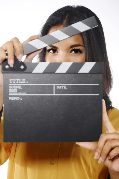 Young Woman Acting — Stock Photo, Image