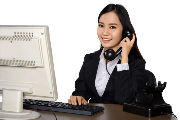 Business Woman Calling — Stock Photo, Image