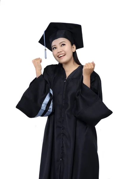 Bela pós-graduação feminina — Fotografia de Stock