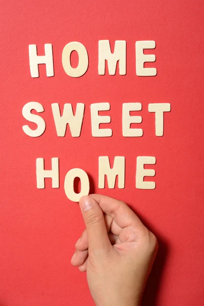 Home Sweet Home Text — Stock Photo, Image