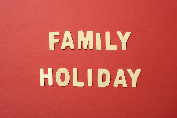 Family Holiday — Stock Photo, Image