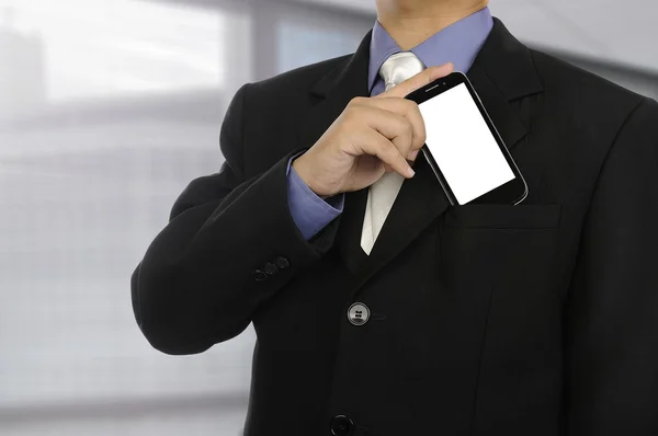 Oberkörper aus nächster Nähe Geschäftsmann im formellen Anzug — Stockfoto