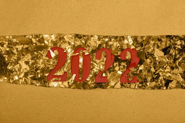 2022 Confetti Background Happy New Year 2022 — Zdjęcie stockowe