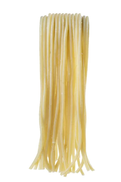 Спагетті Ізольовані Білому Тлі — стокове фото