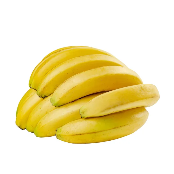 Bananer Isolerade Över Vit Bakgrund — Stockfoto