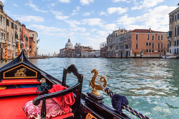 Gondole na grand canal, Benátky — Stock fotografie