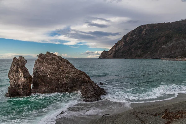 Monterosso al Mare Beach, Cinque Terre, Italy. — Stock Photo, Image