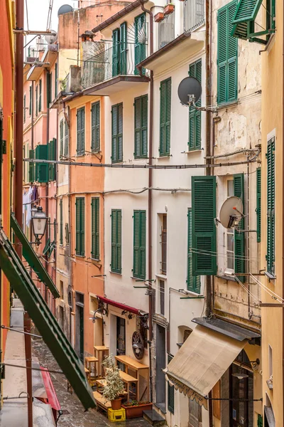 Cinque terre úzkou ulicí, Itálie — Stock fotografie