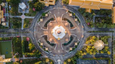 Lopburi, Thailand, December 30, 2021 Wat Kroen Ka Thin , This temple is considered to be an old temple of Lop Buri for a long time. Originally, the reputation of this place was that it was a temple that resided in the Buddhist Lent of famous guru mon