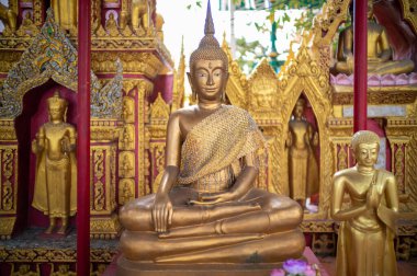 Bang Mot, Thung Khru, Bangkok 10140, 15 Mayıs 2022: Wat Bang Mot Sotharam - Geçmişte pirinç tarlalarının ortasında yer alan, keşişlere ibadet etmek ve erdem kazanmak için uygun bir tapınak.
