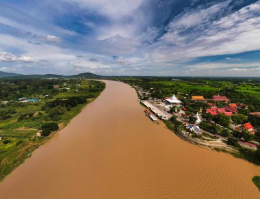 Wat Sing Bölgesi, Chai Nat. Haziran 04, 2022. Wat Pak Khlong Makham Thao (Wat Luang Pu Suk), Chainat bölgesinin en önemli tapınaklarından biridir..