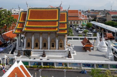 Bangkok, Tayland... 11 Haziran 2022. Wat Phra Chetuphon Wimon Mangalaram veya Wat Pho Bangkok Tayland 'ın simgesi