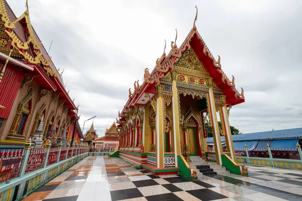 Samut Prakan Thailand July 2022 Wat Sao Thong Nok Temple — Stock fotografie