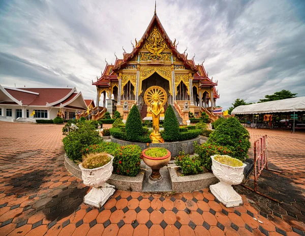 Samut Prakan Thailand July 2022 Wat Siri Sao Thong Monastery — 图库照片