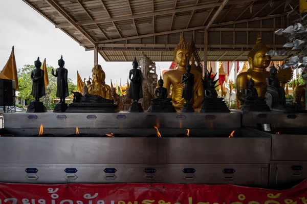 Samut Sakhon Thailand July 2022 Wat Ketmadi Sriwararam Temple Has — Fotografia de Stock