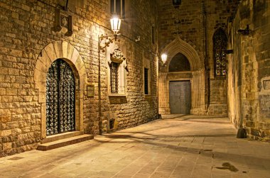 Gothic quarter, Barselona, İspanya