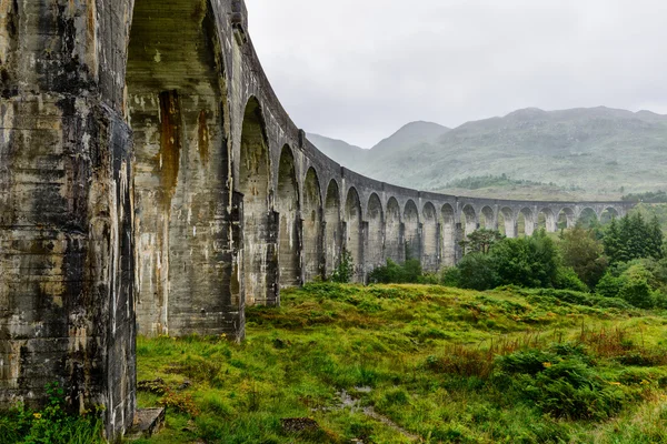 Glenfinnan Viyadüğü, İskoçya — Stok fotoğraf