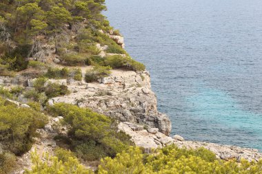 mallorca Adası üzerinde manzara