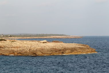 menorca Adası üzerinde manzara