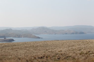 menorca Adası üzerinde manzara