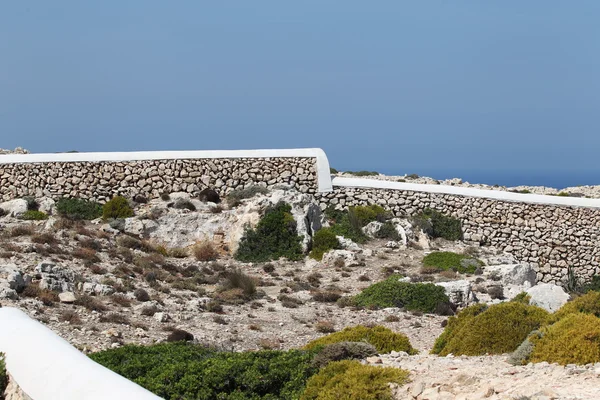 Paesaggio sull'isola di Minorca — Foto Stock
