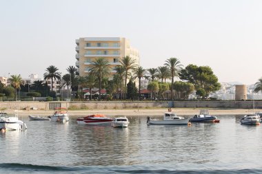 ibiza Adası üzerinde manzara